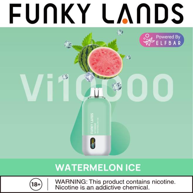 ELF BAR 1500 Kaufen Deutschland Funky Lands Best Flavour Einweg-Vape VI10000 Iced-Serie X6XB456 Wassermeloneneis